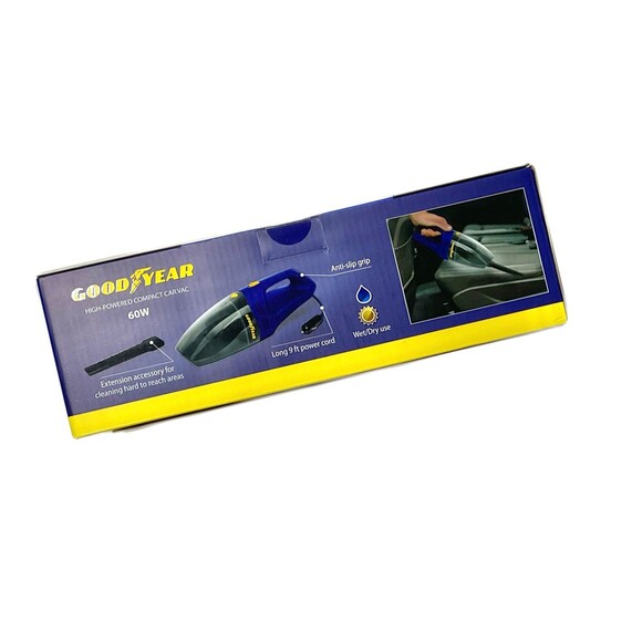 Goodyear High-Powered Compact Car Vac 60W - Picture 2 of 4